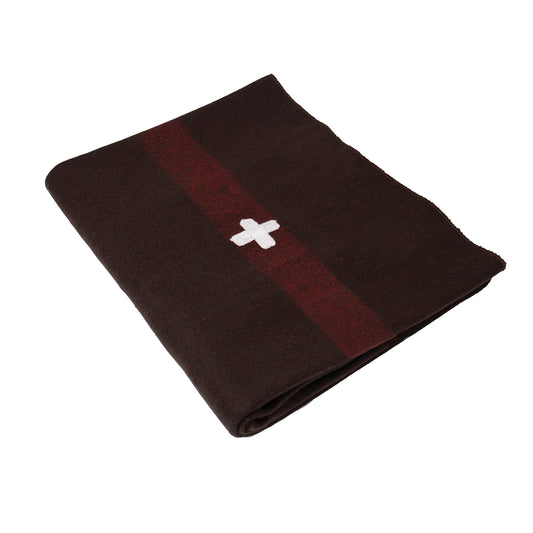 Swiss Army Wool Blanket With Cross