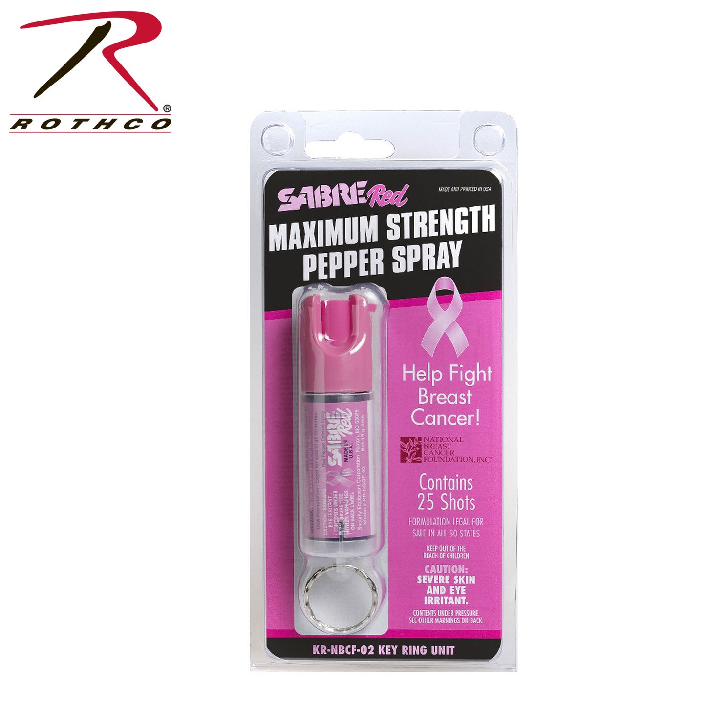 Pink Sabre Pepper Spray USA Formula(kr-nbcf-02)