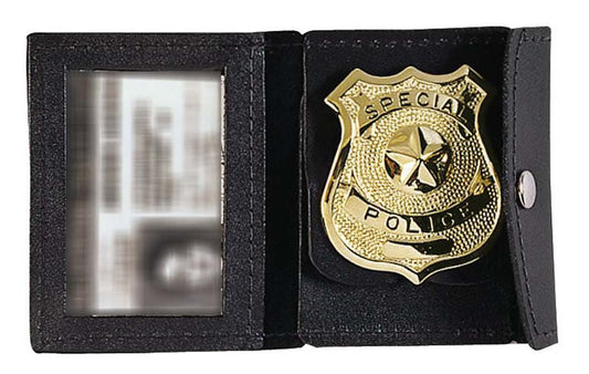 Leather ID Badge Holder