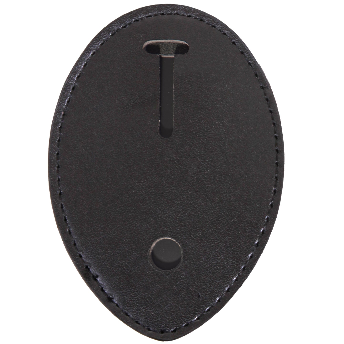 Leather Clip-On Badge Holder