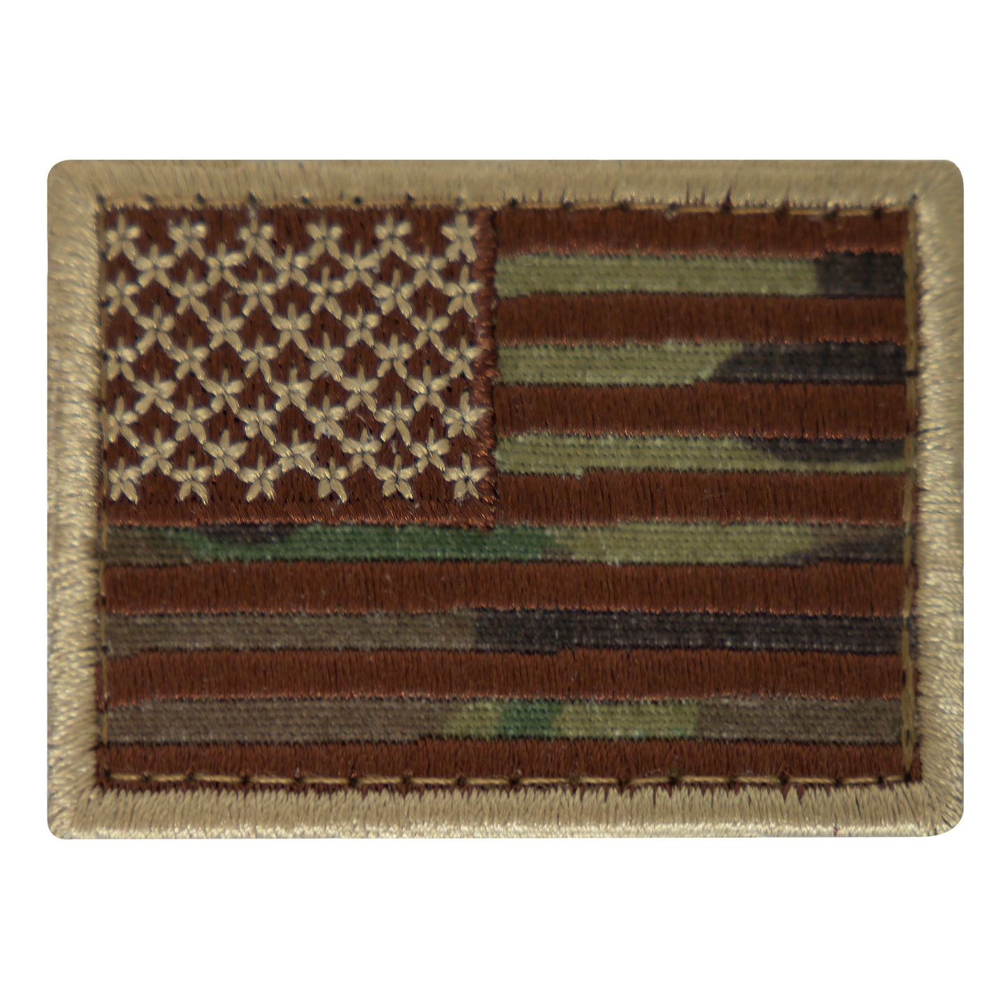 Mini US Flag Patch With Hook Back