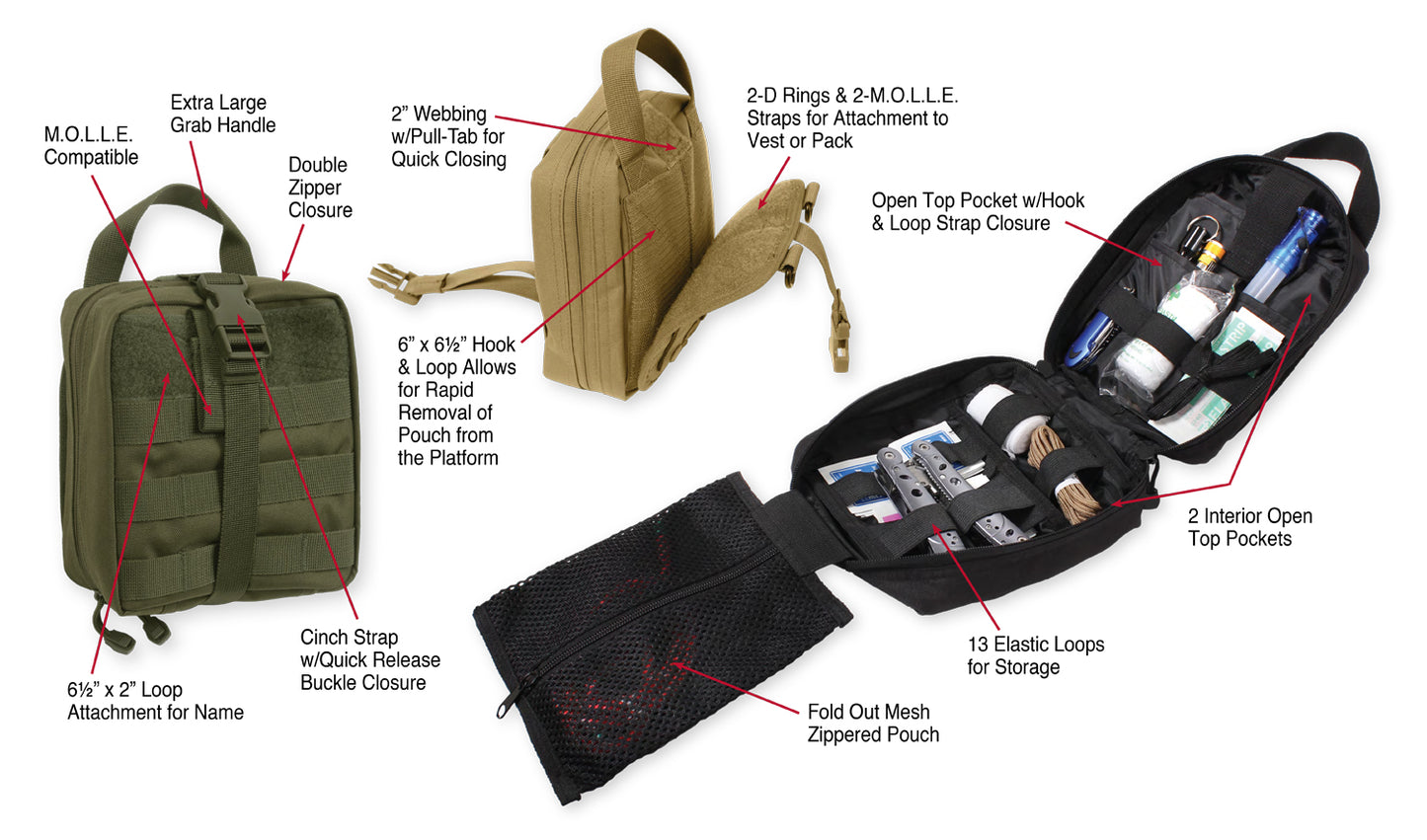 Tactical MOLLE Breakaway Pouch