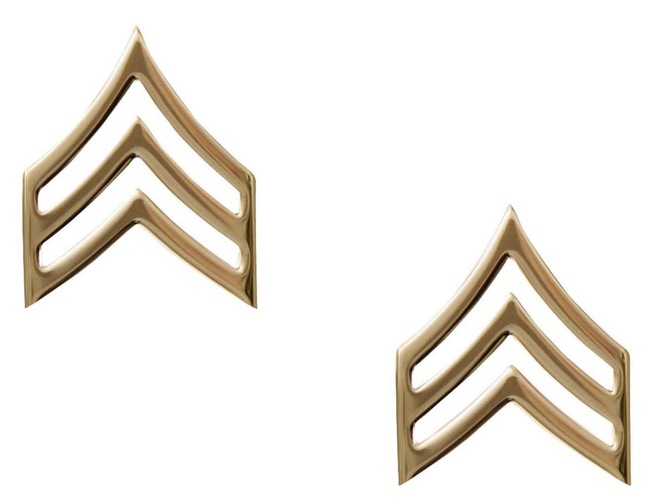 Sergeant Polished Insignia