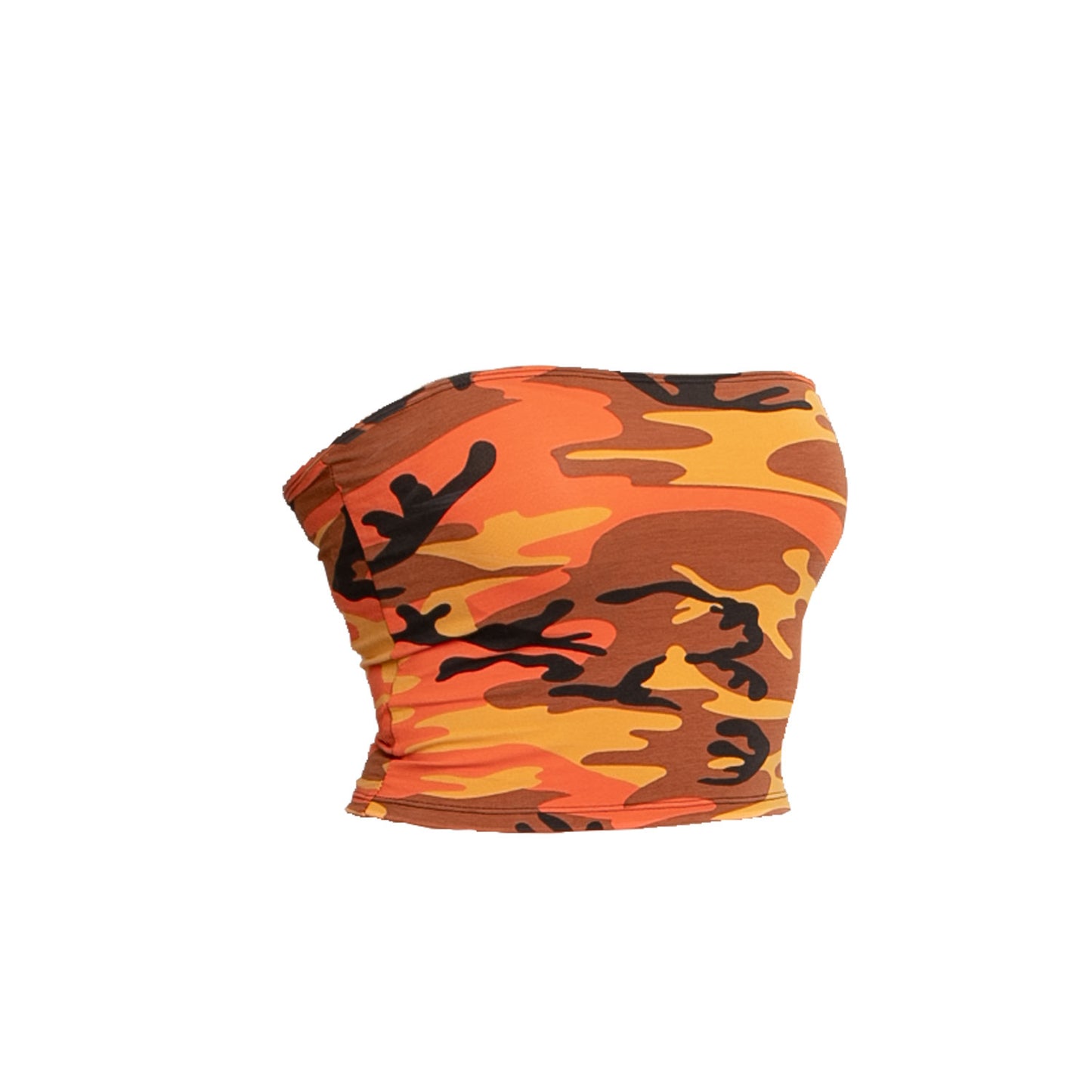 Women Camo Tube Top