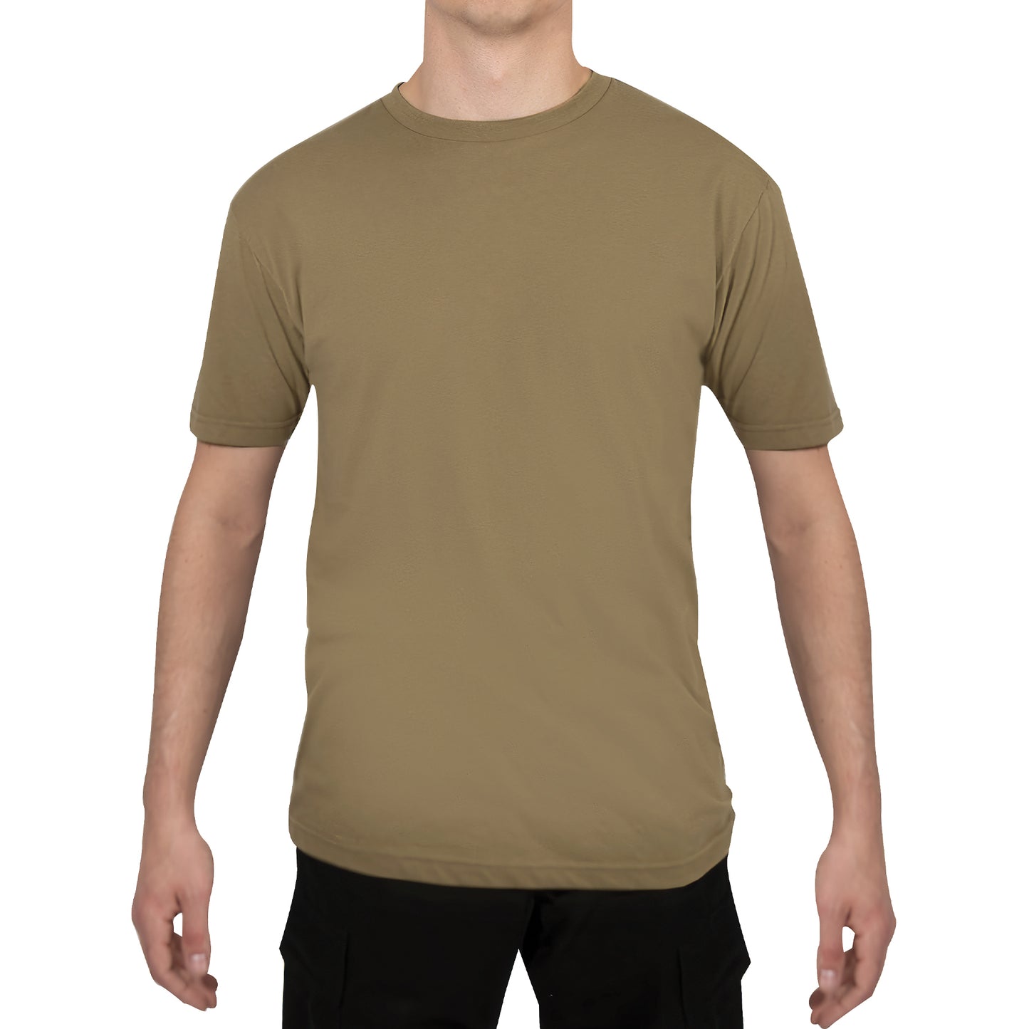 Athletic Fit Solid Color T-Shirt