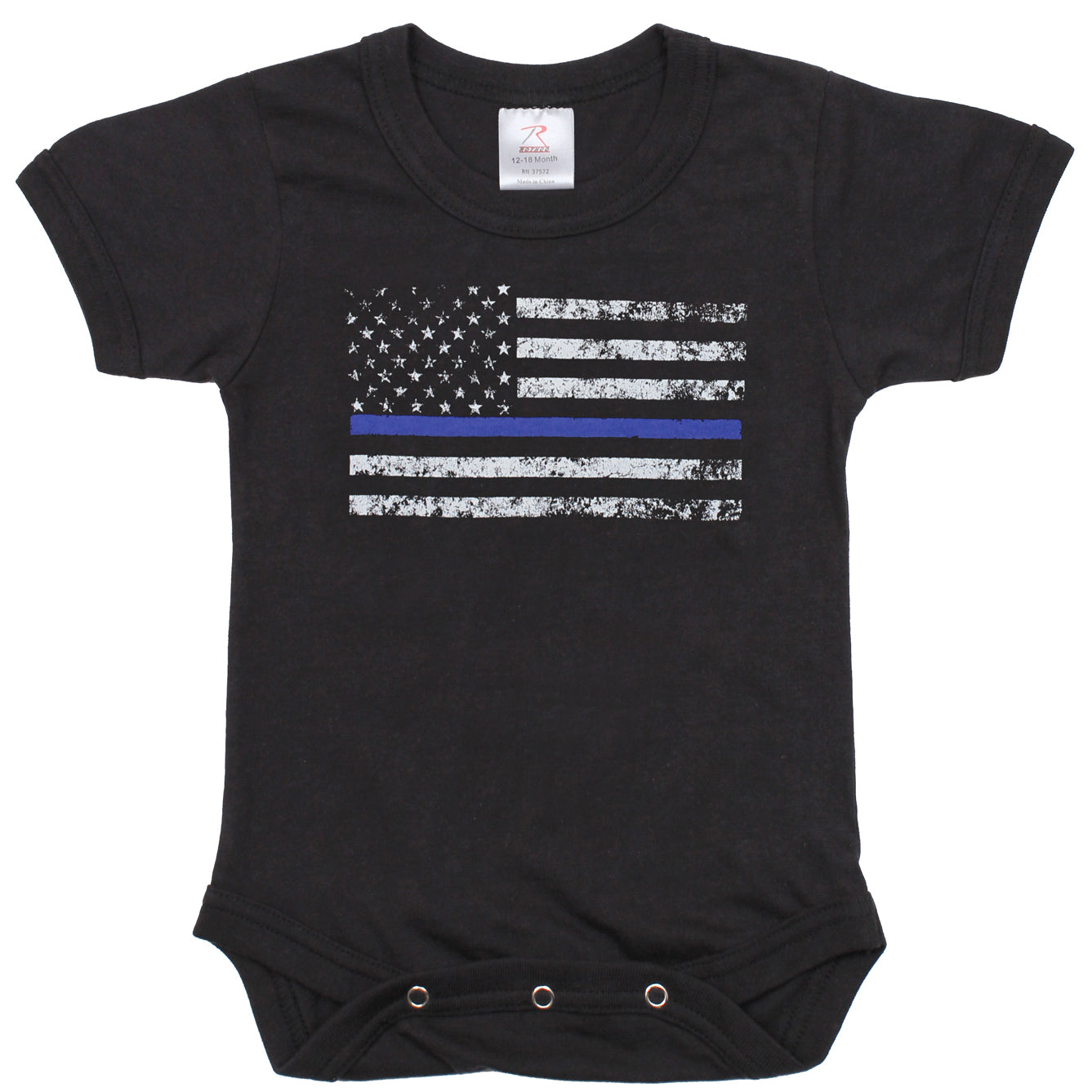 Infant Thin Blue Line One-Piece Bodysuit