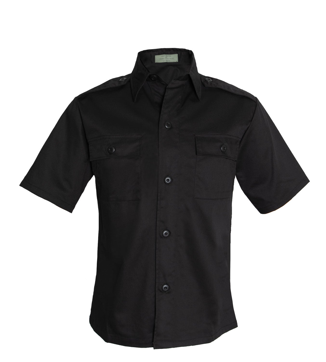 Short Sleeve Tactical Shirt - Black