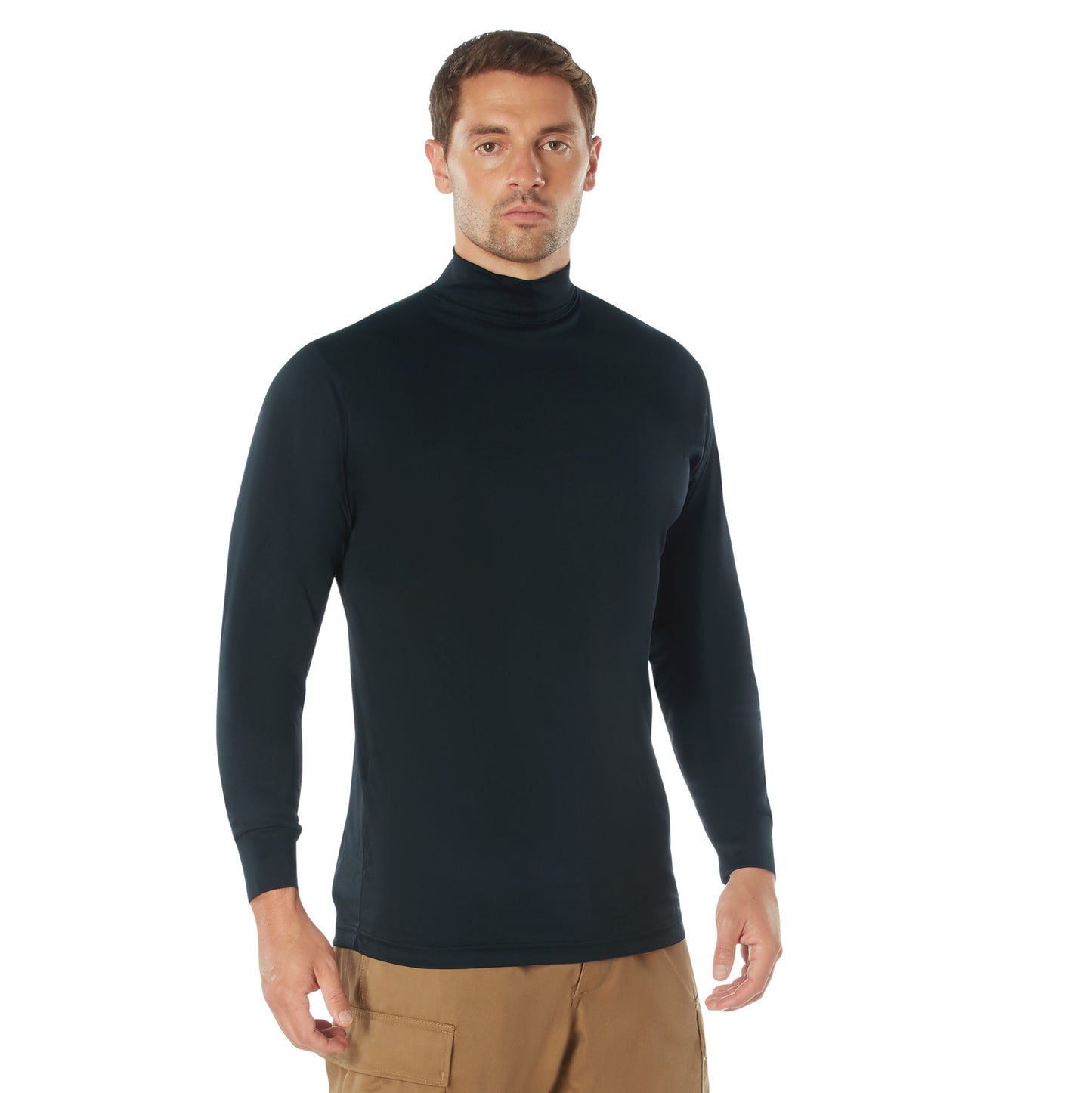 Moisture Wicking Mock Turtleneck