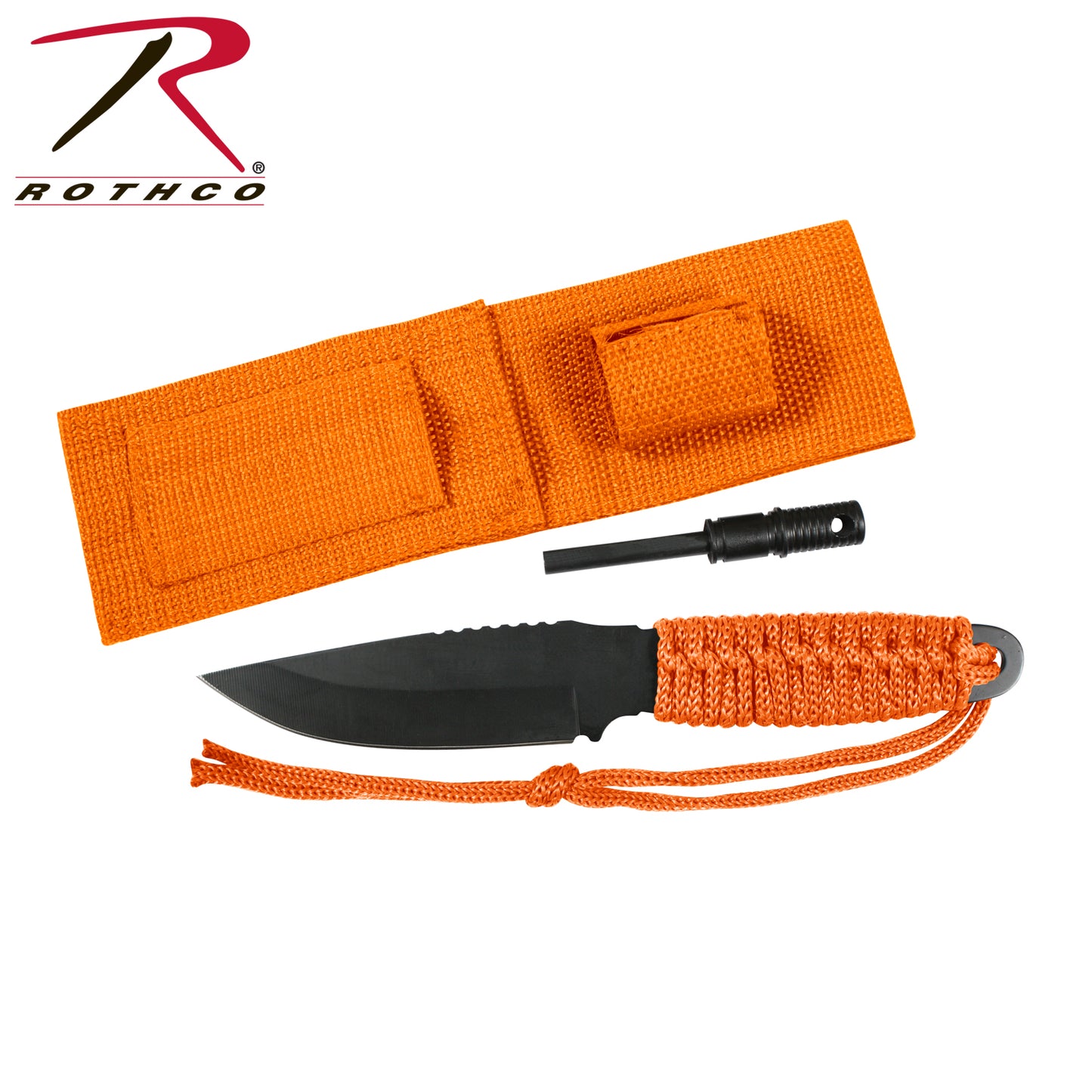 Paracord Knife With Fire Starter