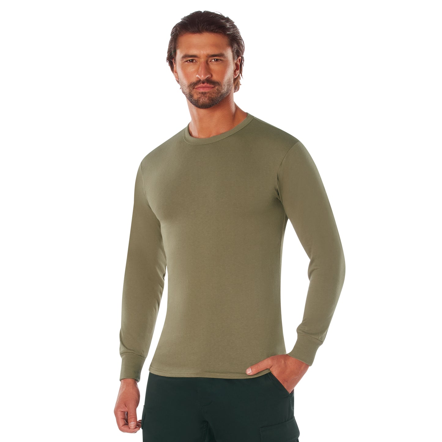 Long Sleeve Solid T-Shirt