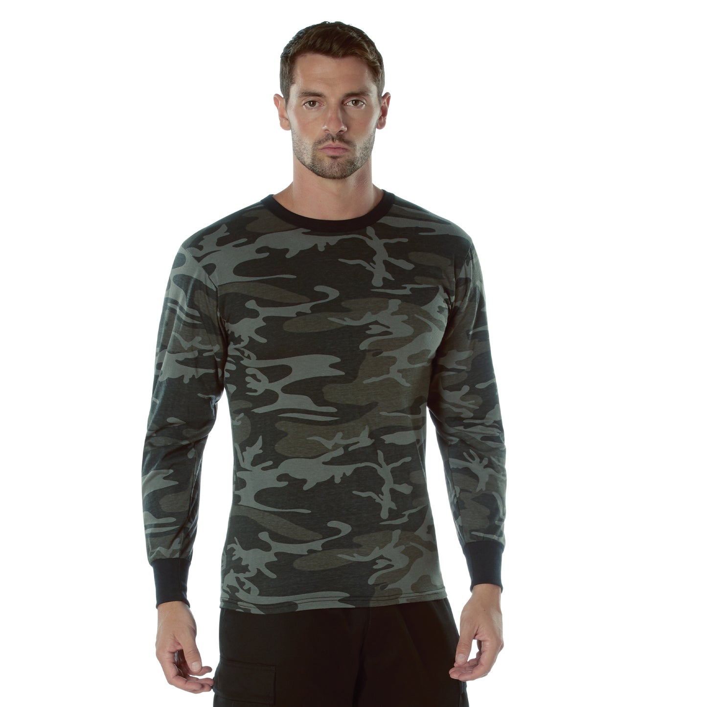 Long Sleeve Color Camo T-Shirt