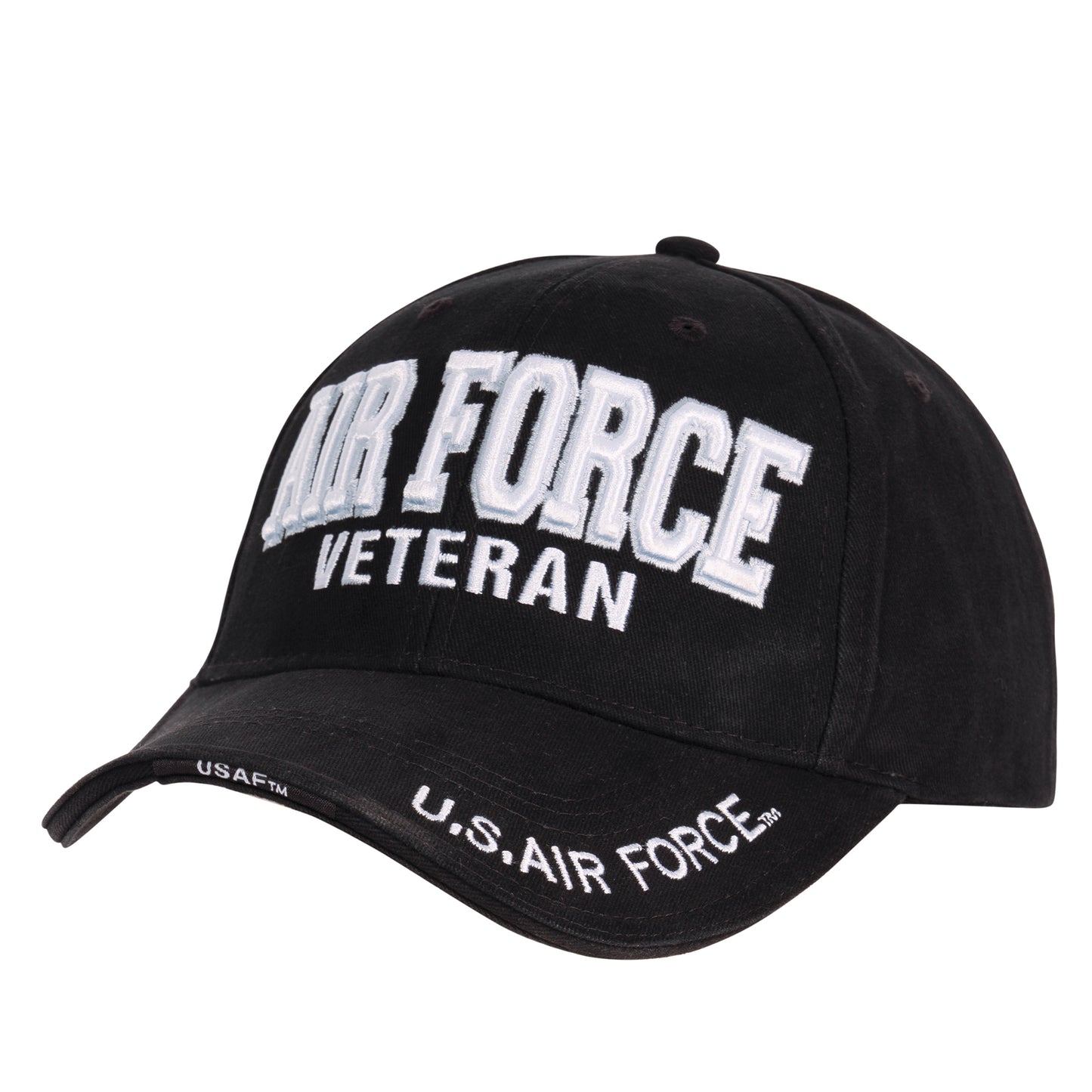 Deluxe Low Profile Military Branch Veteran Cap