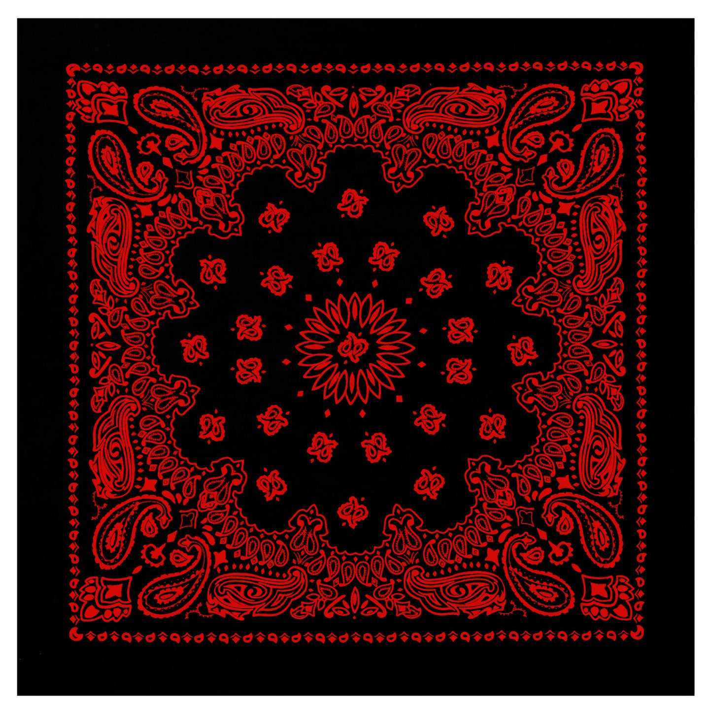 Trainmen Paisley Bandana - 22" X 22"