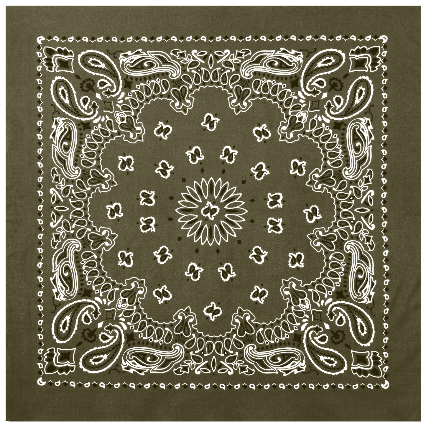 Trainmen Paisley Bandana - 22" X 22"