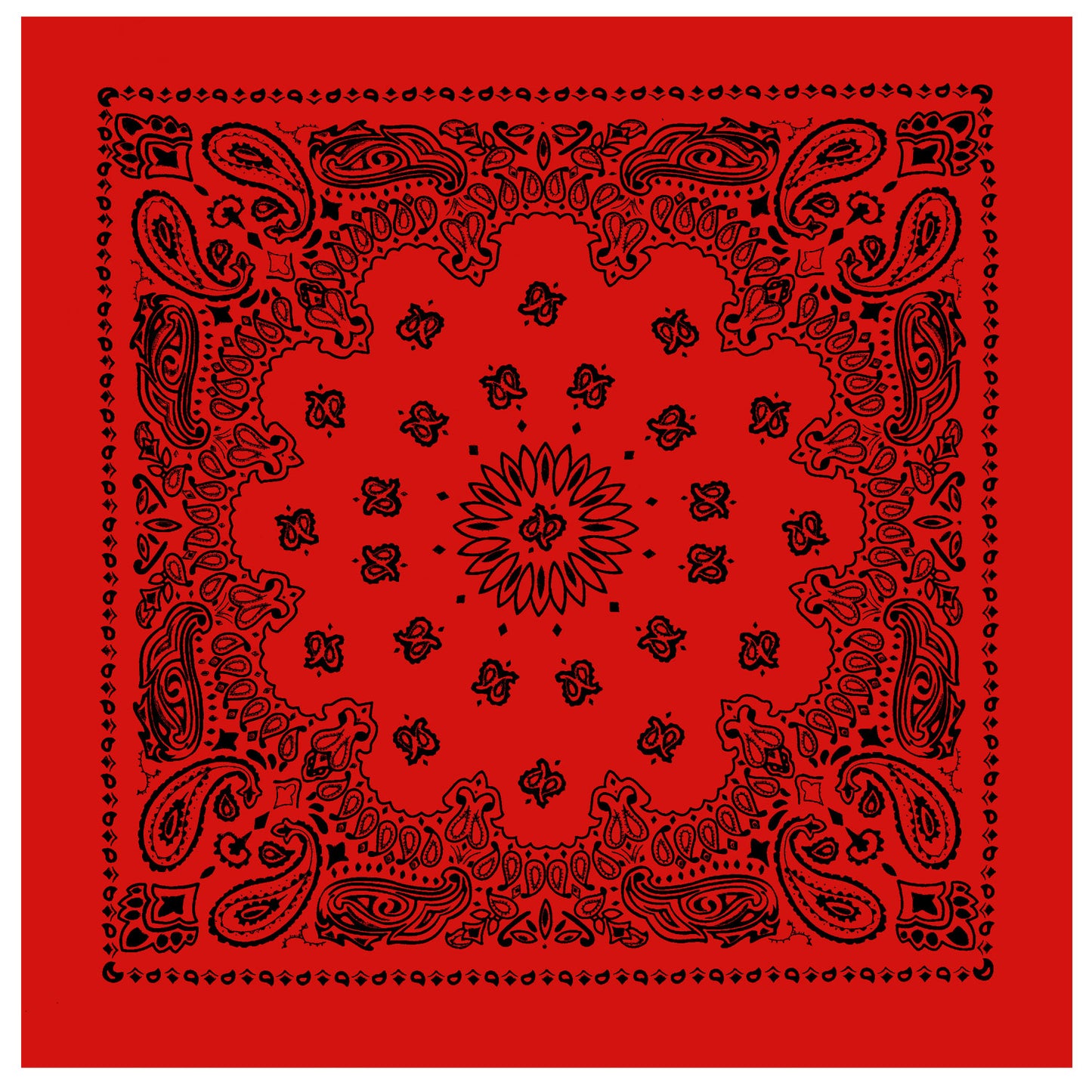 Trainmen Paisley Bandana - 22" X 22"