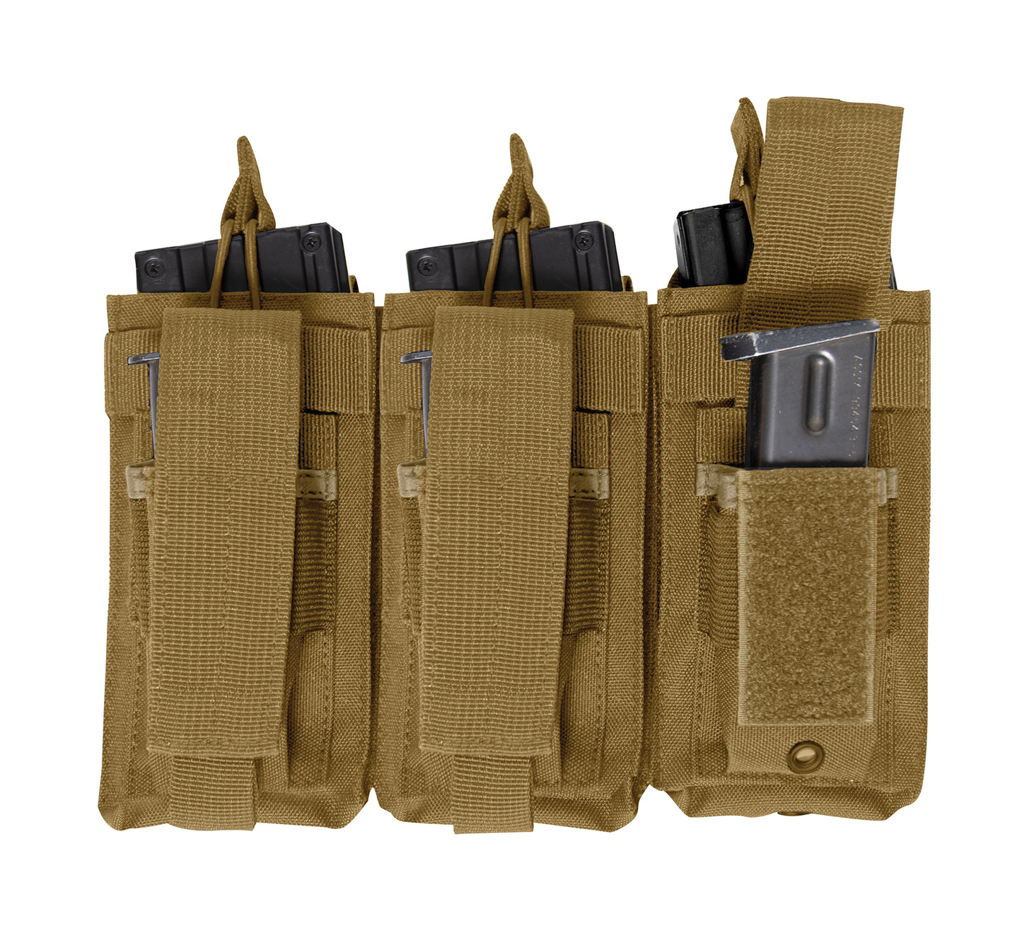 MOLLE Triple Kangaroo Rifle and Pistol Mag Pouch