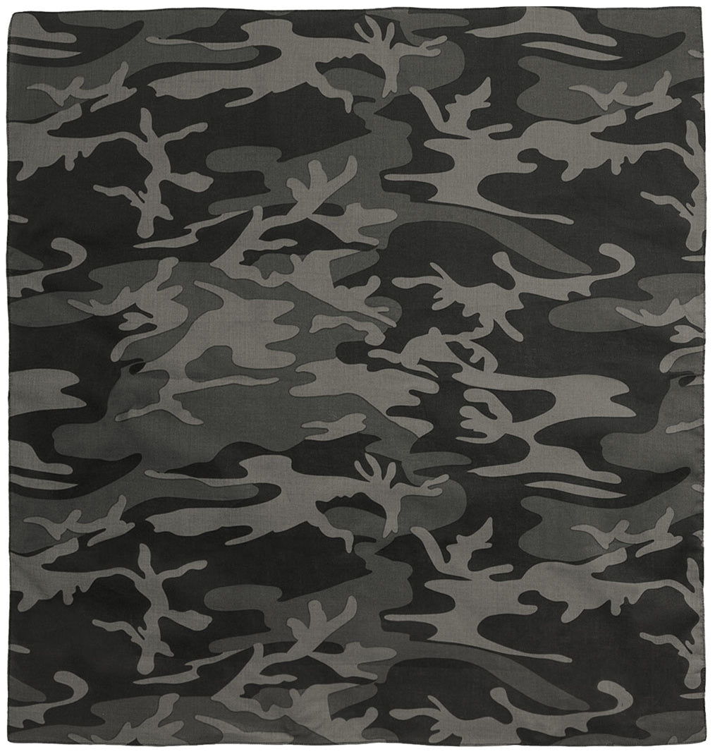 Large Camo Bandana 27 x 27 Inch