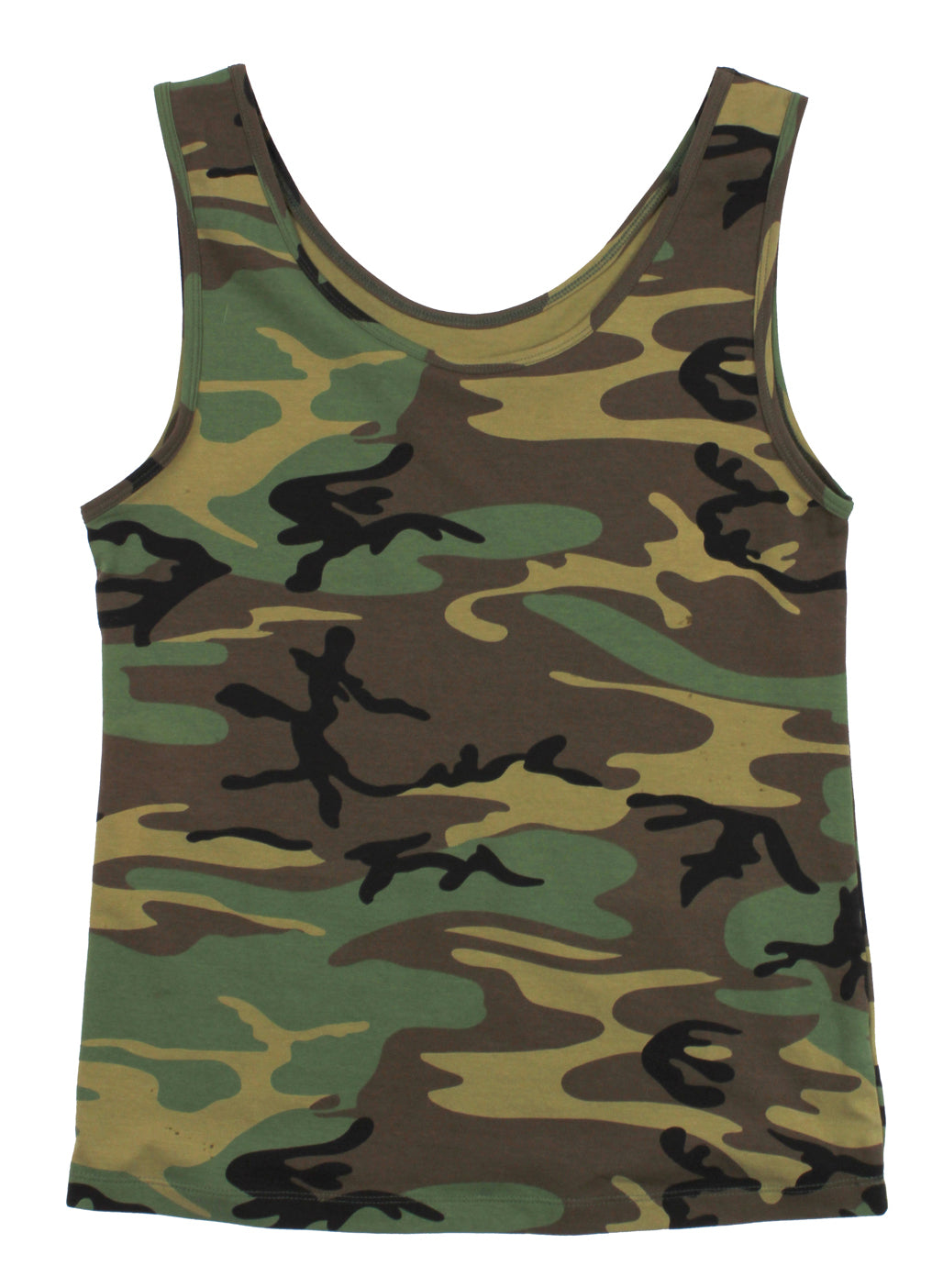 Womens Camo Stretch Tank Top