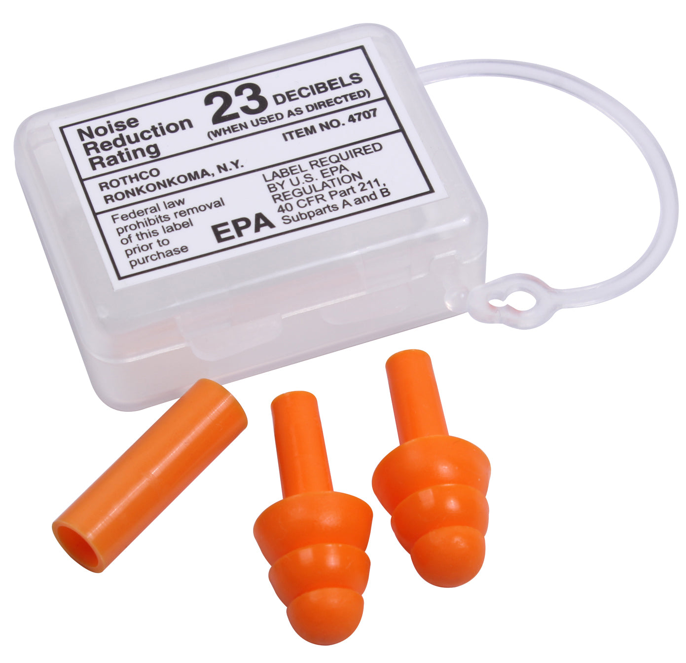 GI Type Silicon Earplugs