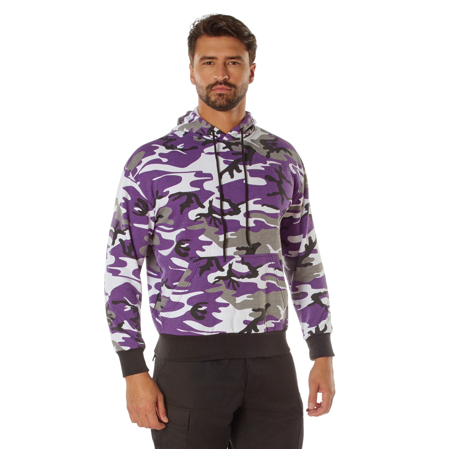 Camo Pullover Hooded Sweatshirt