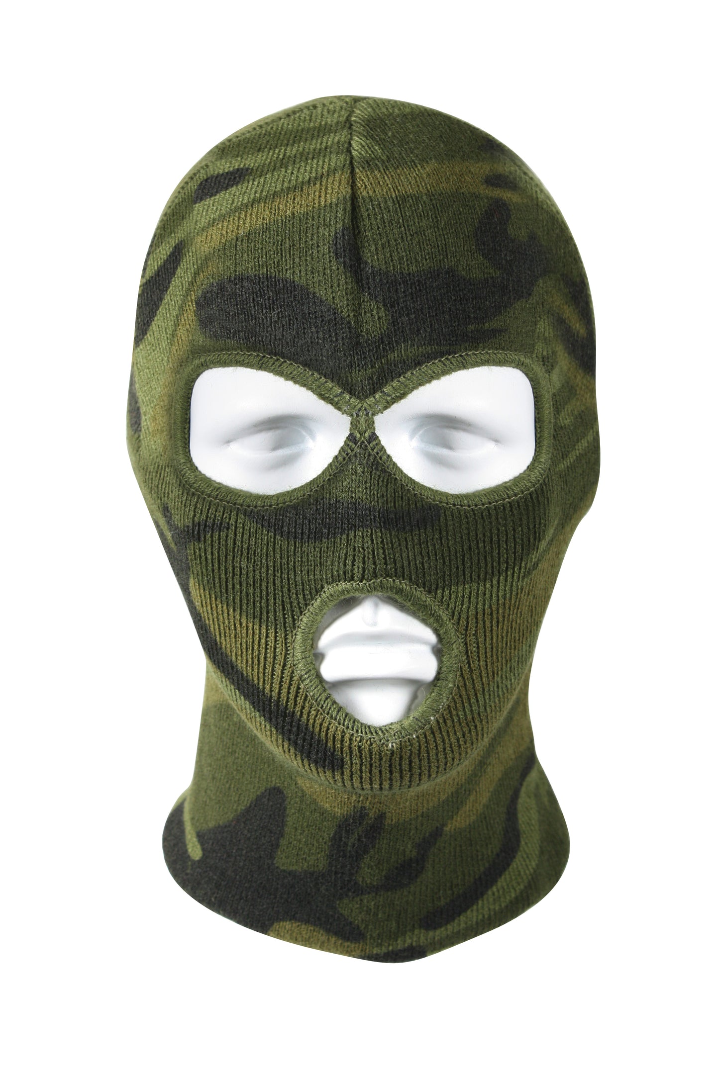 Deluxe Camo 3-Hole Face Mask