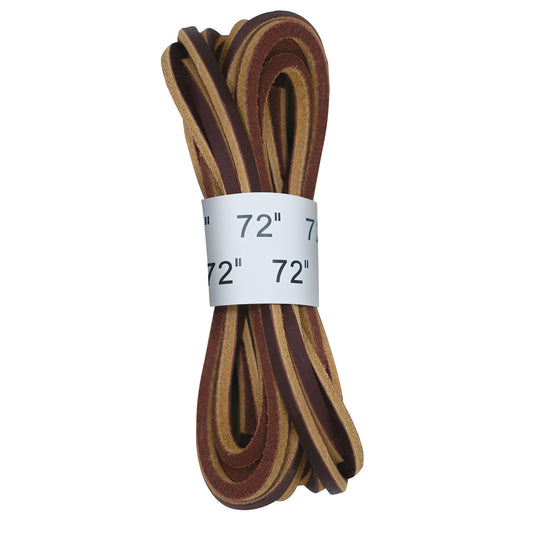Leather Boot Laces - Brown