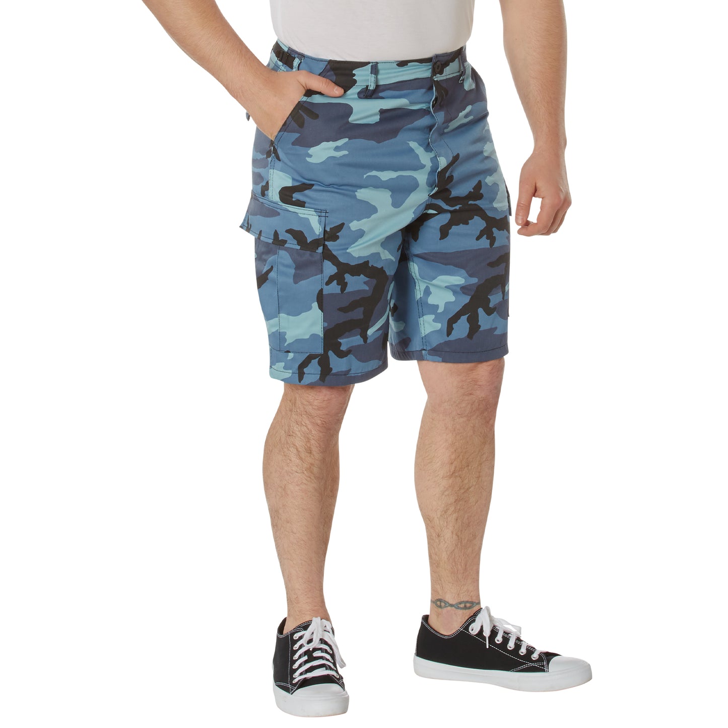 Colored Camo BDU Shorts