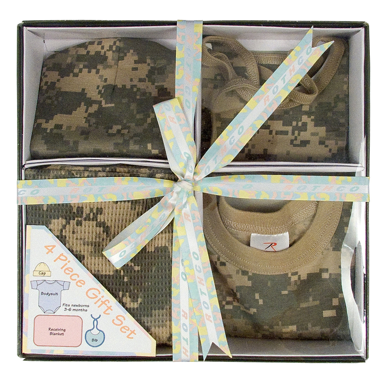 Infant 4 Piece Camo Boxed Gift Set
