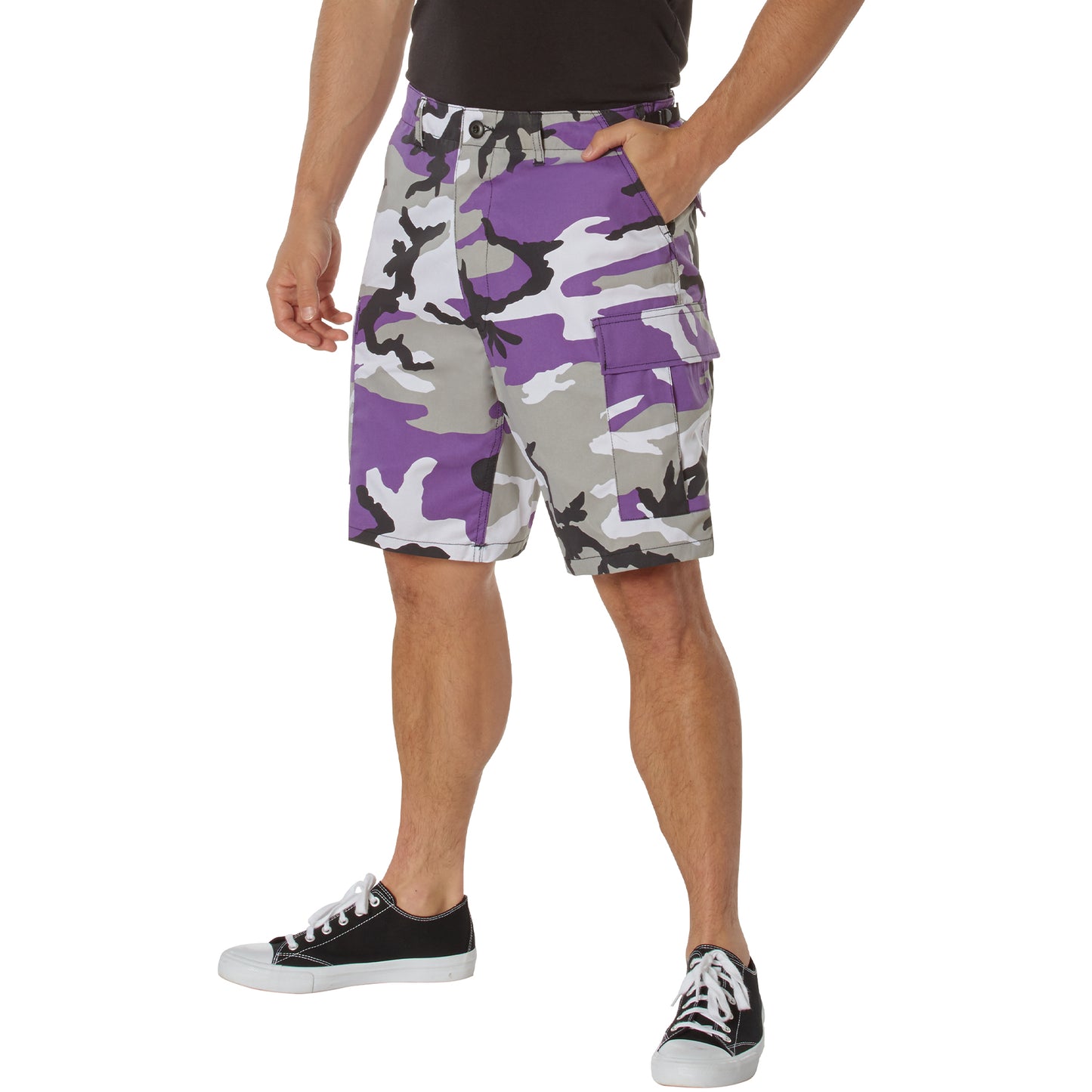 Colored Camo BDU Shorts