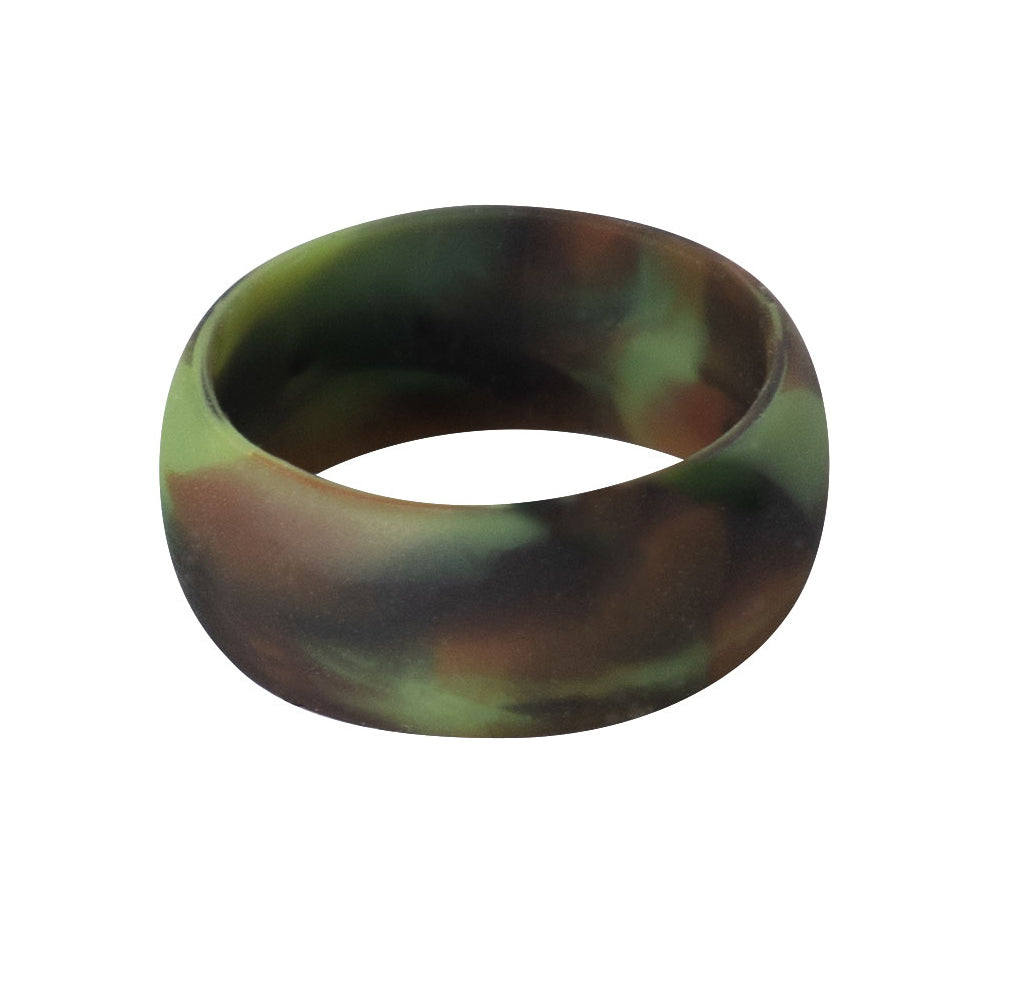 Camo Silicone Band / Rubber Wedding Ring