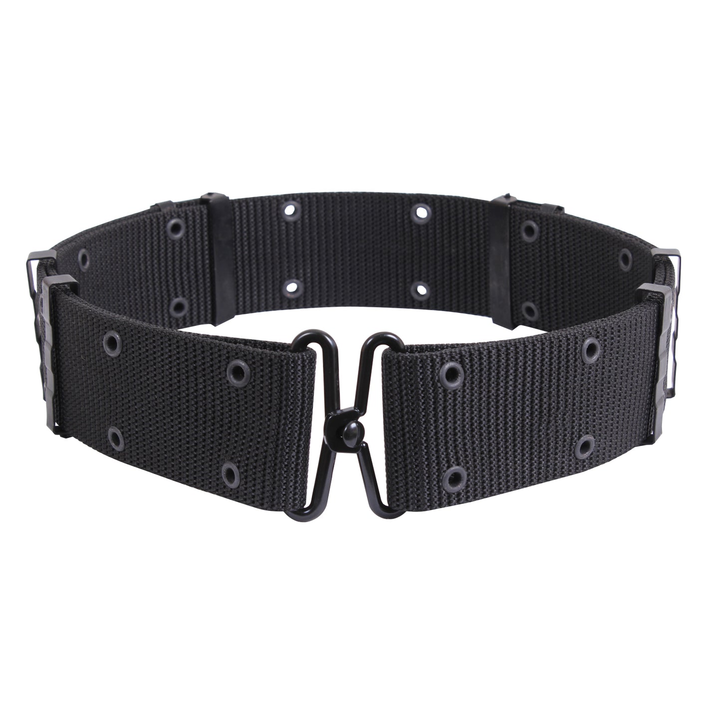 GI Style Pistol Belt With Metal Buckles