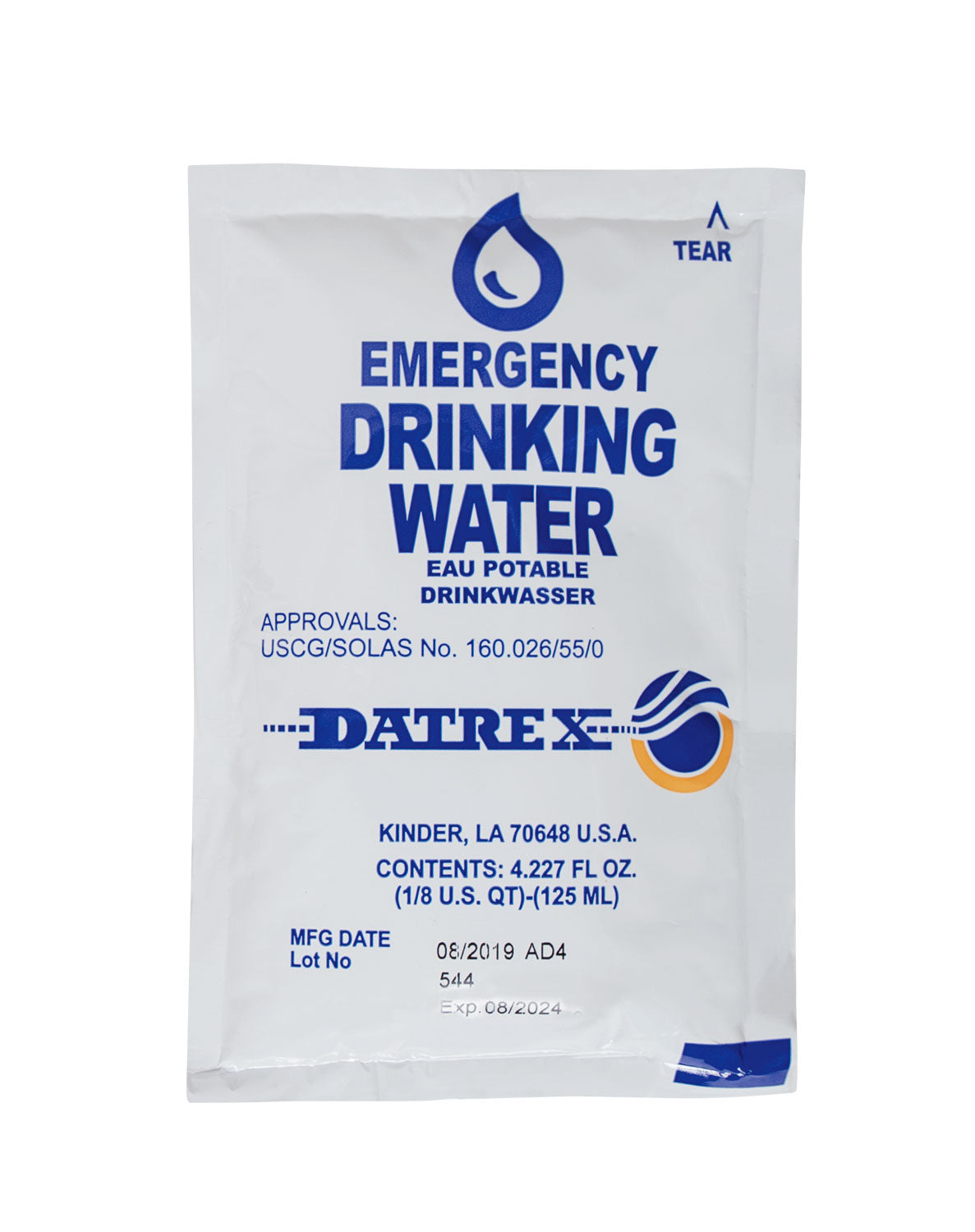 Datrex Emergency Water (64/case)