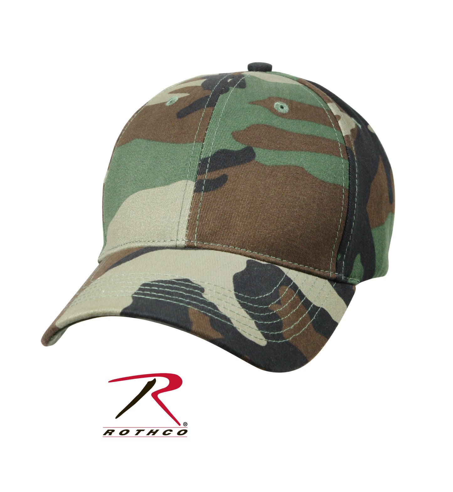 Kid Camo Low Profile Cap - Woodland Camo