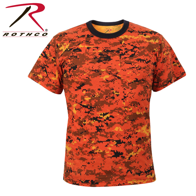 Orange Digital Camo