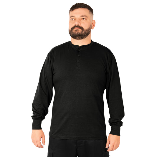 Long Sleeve Henley T-Shirt