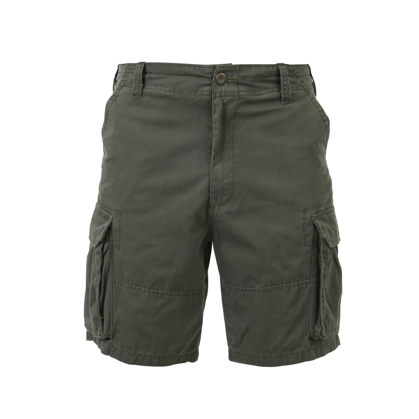 Vintage Solid Paratrooper Cargo Shorts