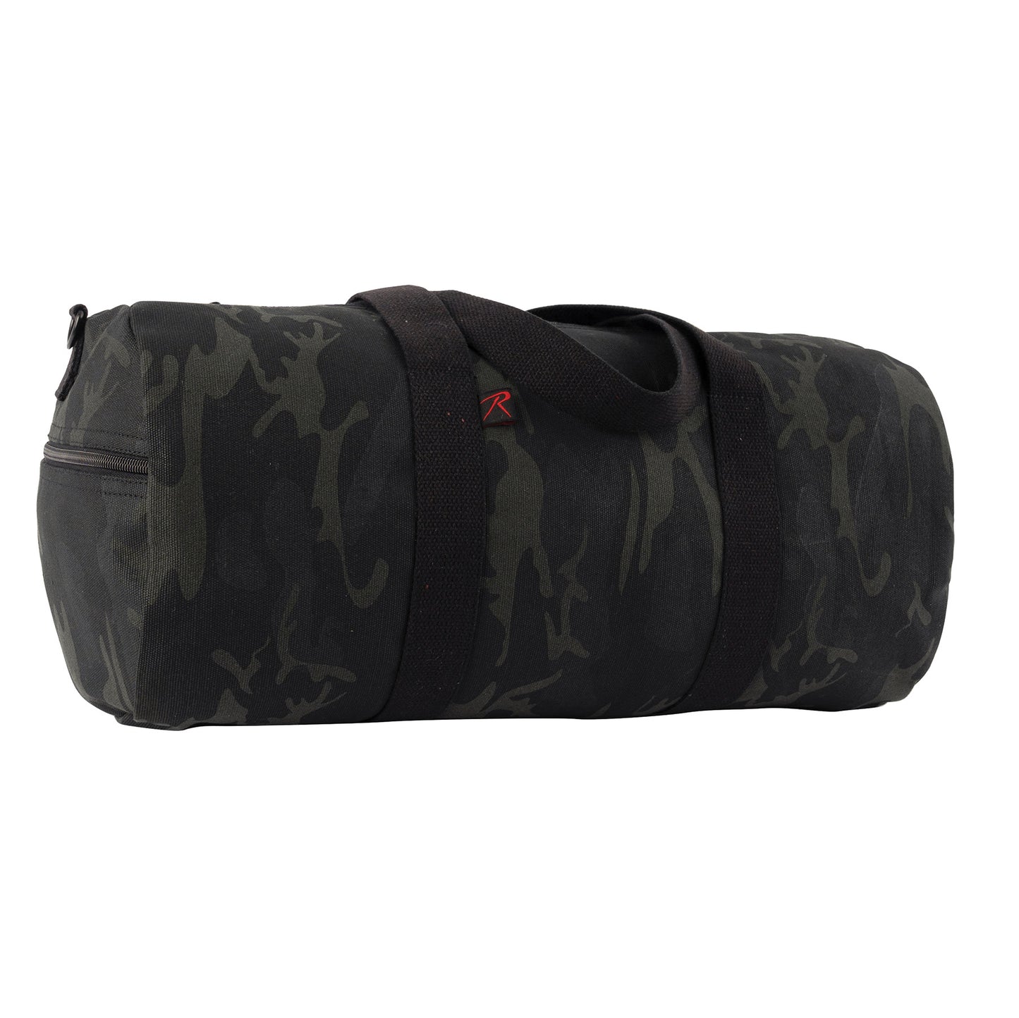 Midnight Camo Canvas Shoulder Duffle Bag