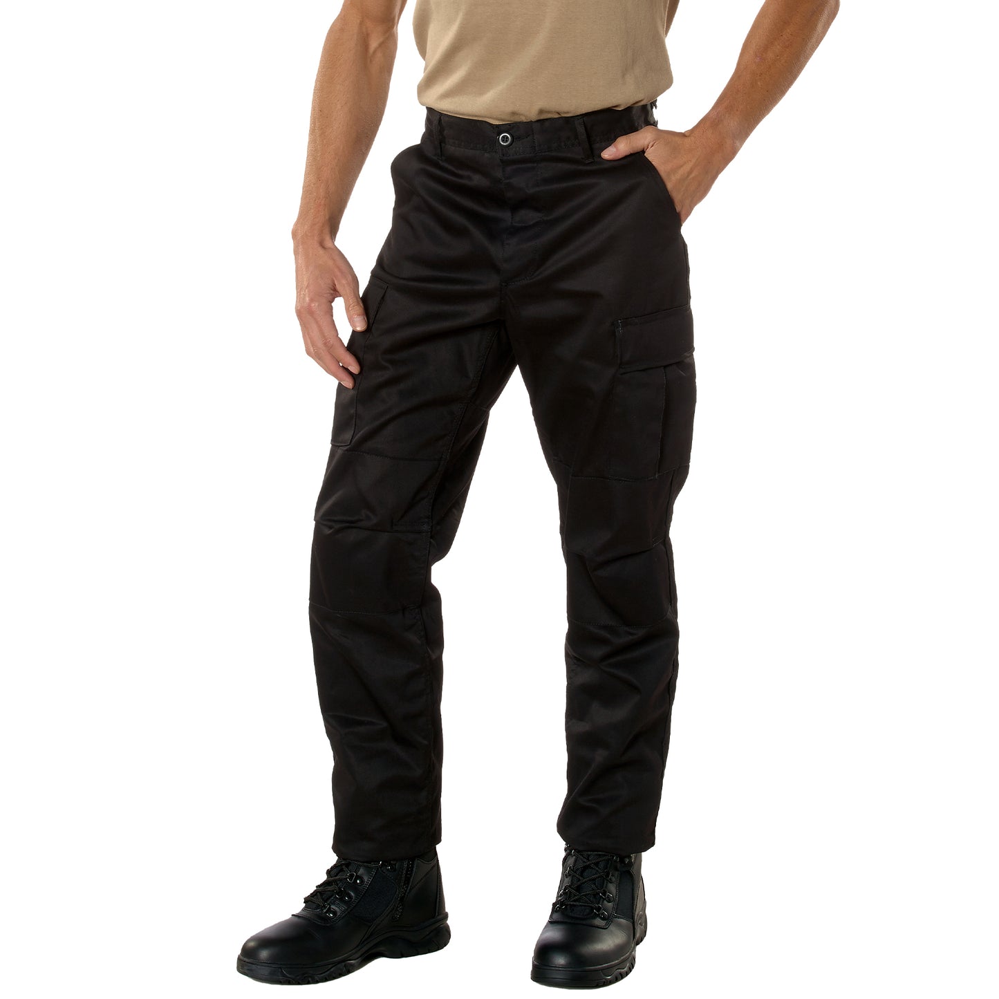 Relaxed Fit Zipper Fly BDU Pants