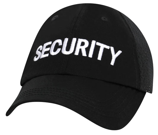 Security Mesh Back Tactical Cap - Black