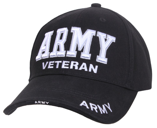 Deluxe Low Profile Army Veteran Cap