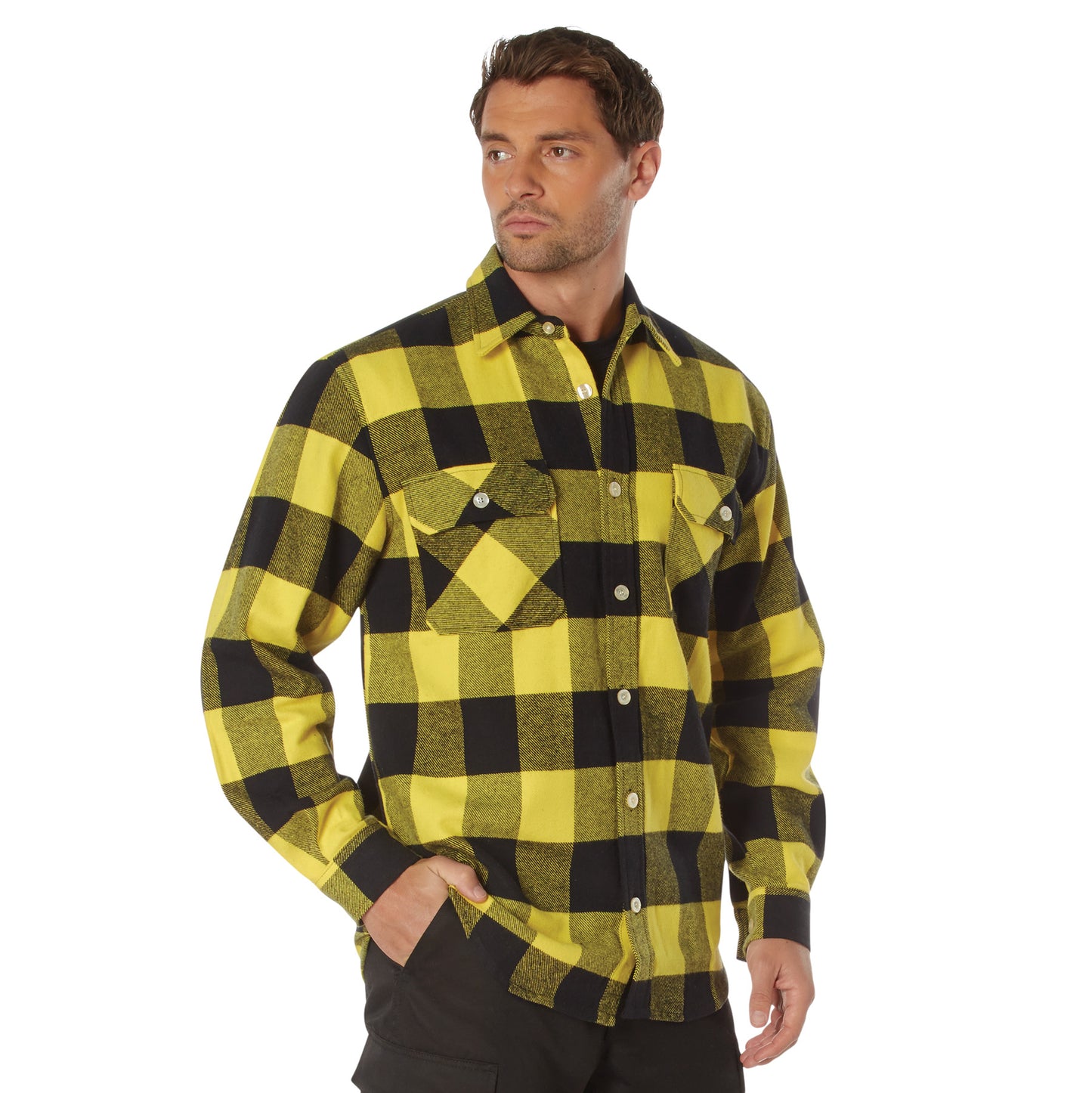 Extra Heavyweight Buffalo Plaid Flannel Shirt