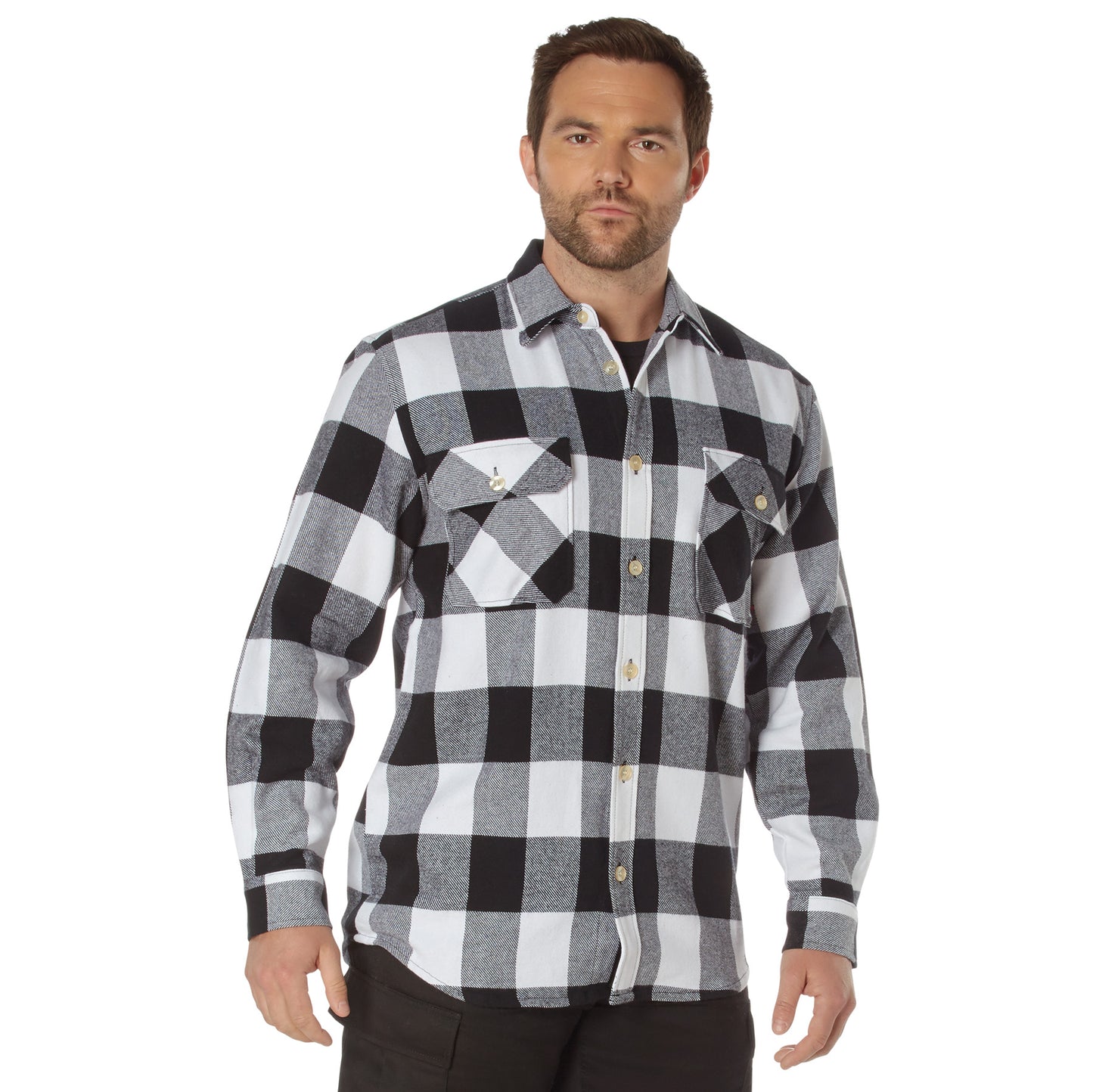 Extra Heavyweight Buffalo Plaid Flannel Shirt