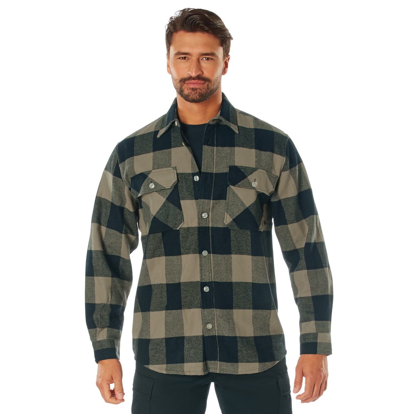 Extra Heavyweight Buffalo Plaid Flannel Shirt