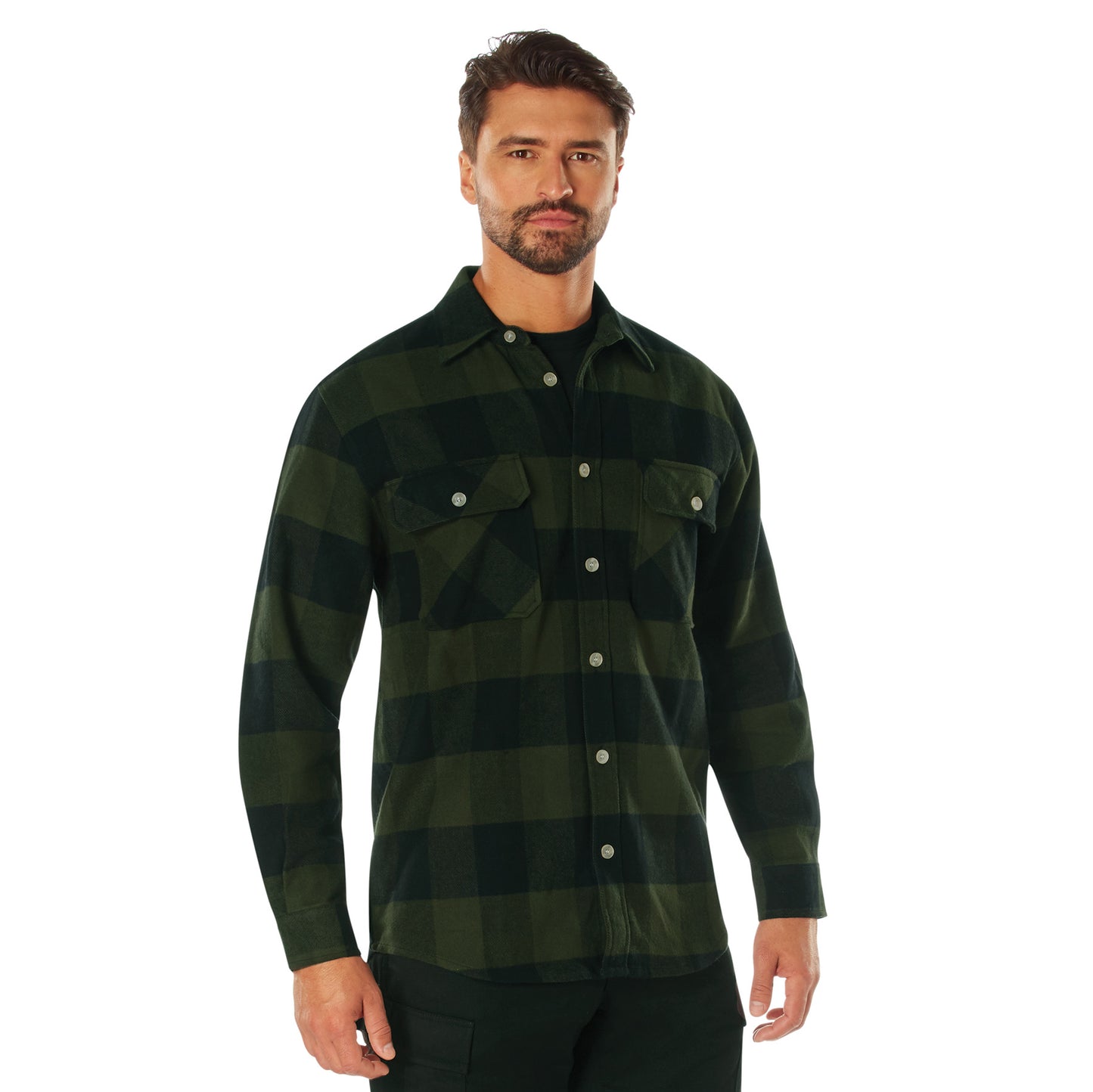 Extra Heavyweight Buffalo Plaid Flannel Shirt