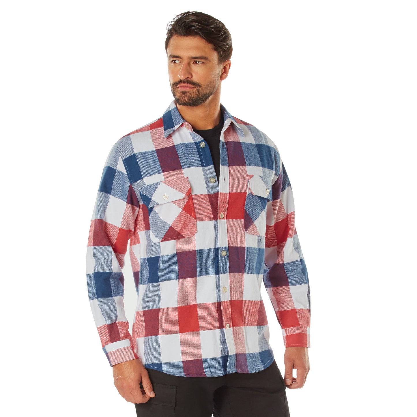 Extra Heavyweight Buffalo Plaid Flannel Shirt