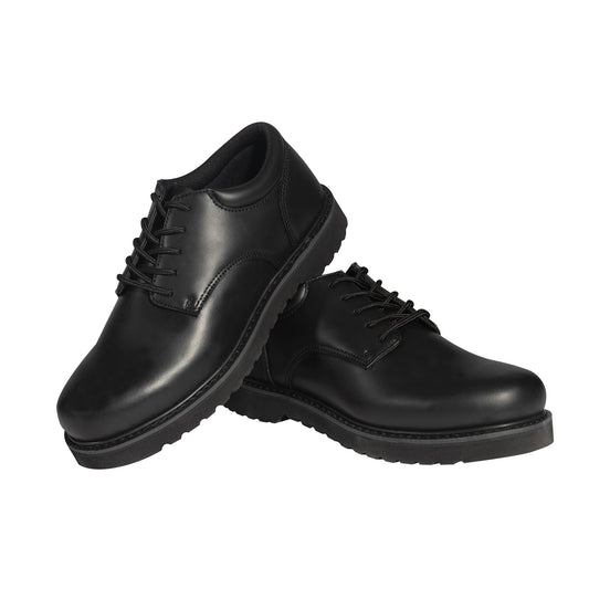 Military Uniform Oxford With Work Soles - Black