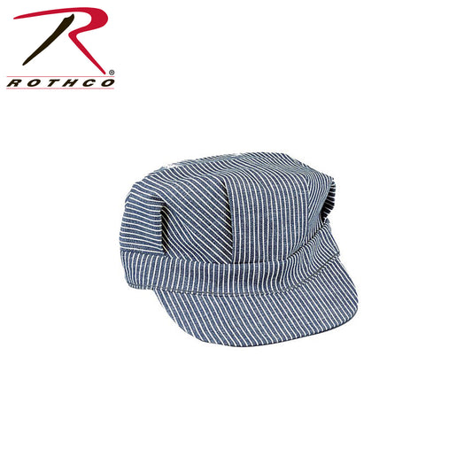 Hickory Stripe Engineer Cap