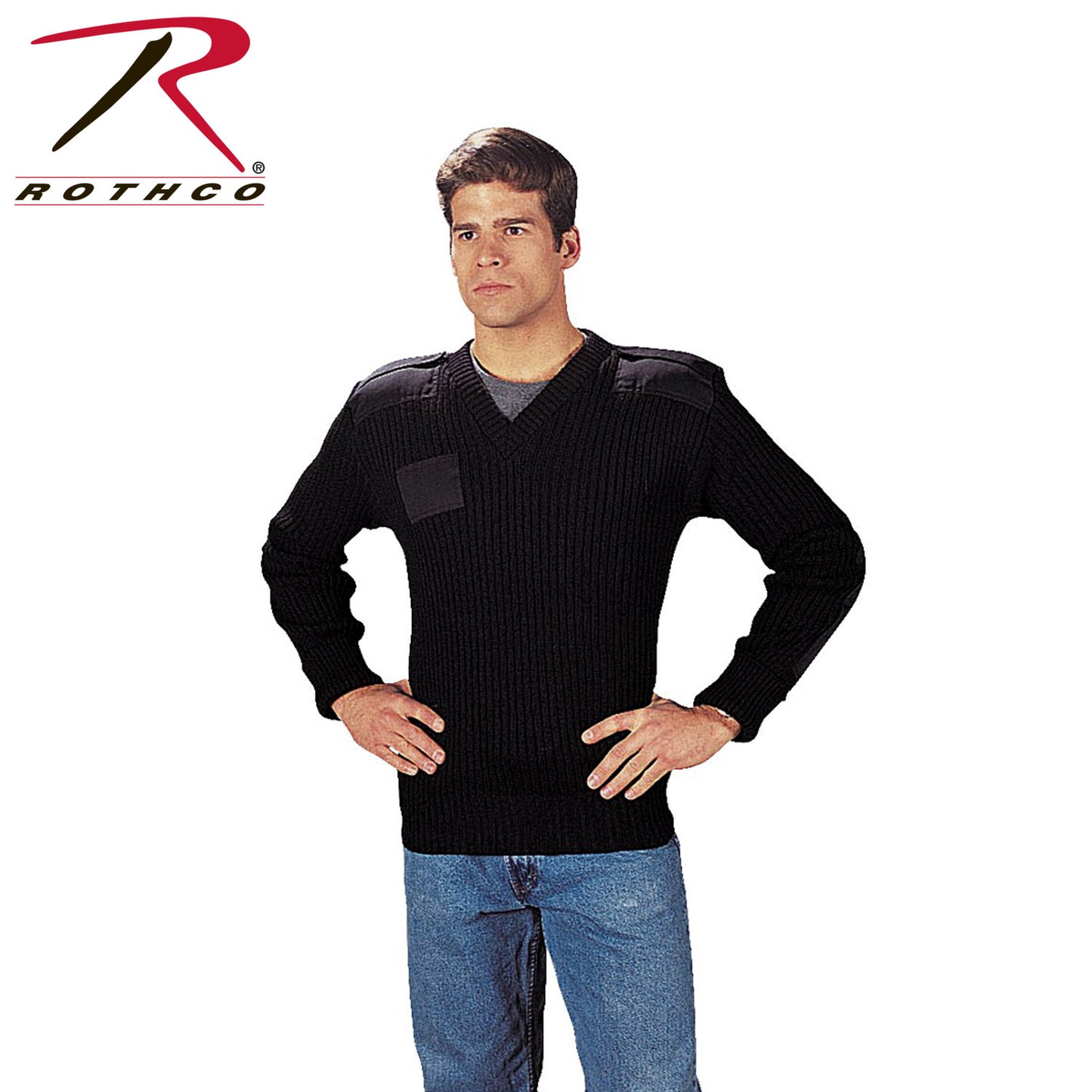 G.I. Type Wool V-Neck Sweater